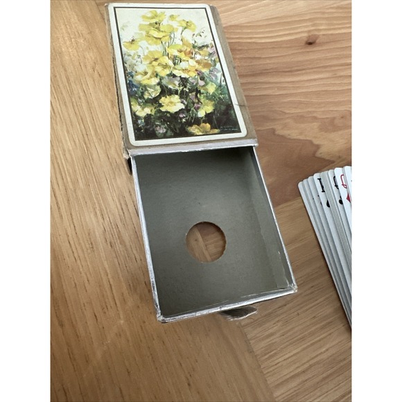 Vintage Congress Poker / Bridge Playing Card Deck With Storage Box - Picture 6 of 6